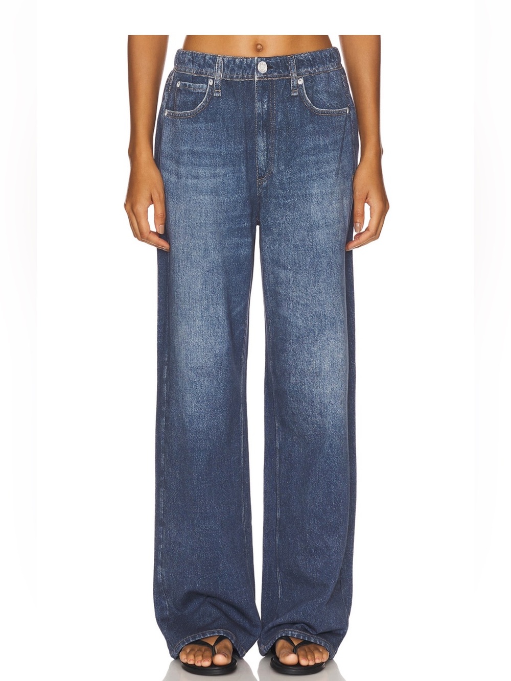 rag & bone miramar terry Wide-Leg sweatpants Jeans